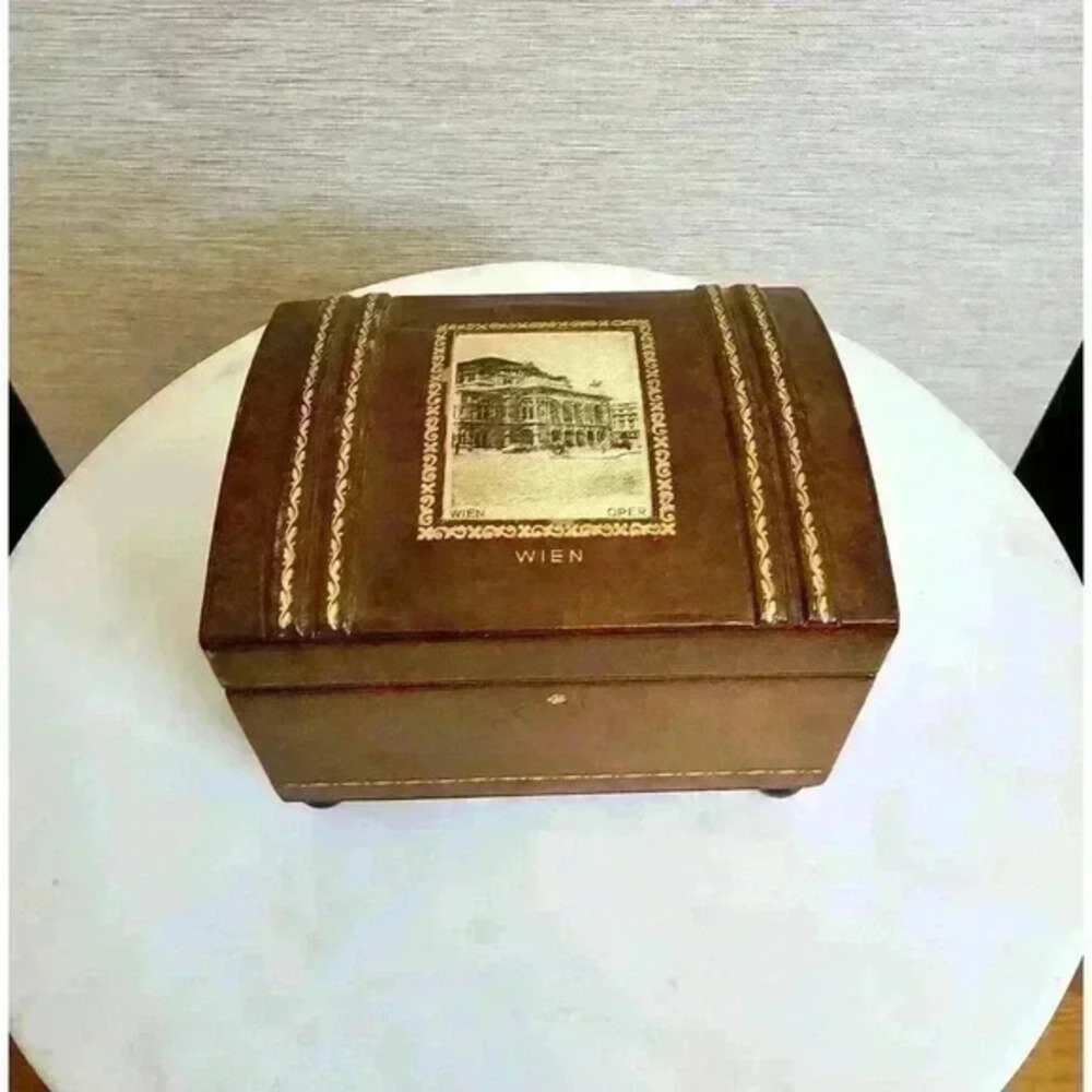Vintage Antique Reuge Wien Swiss Music Box‎ Circa 1950s - Personal Note Included